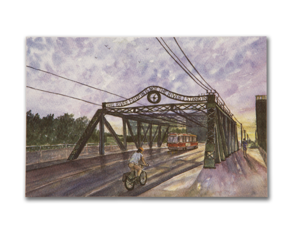 Toronto Queen Street Viaduct Postcard