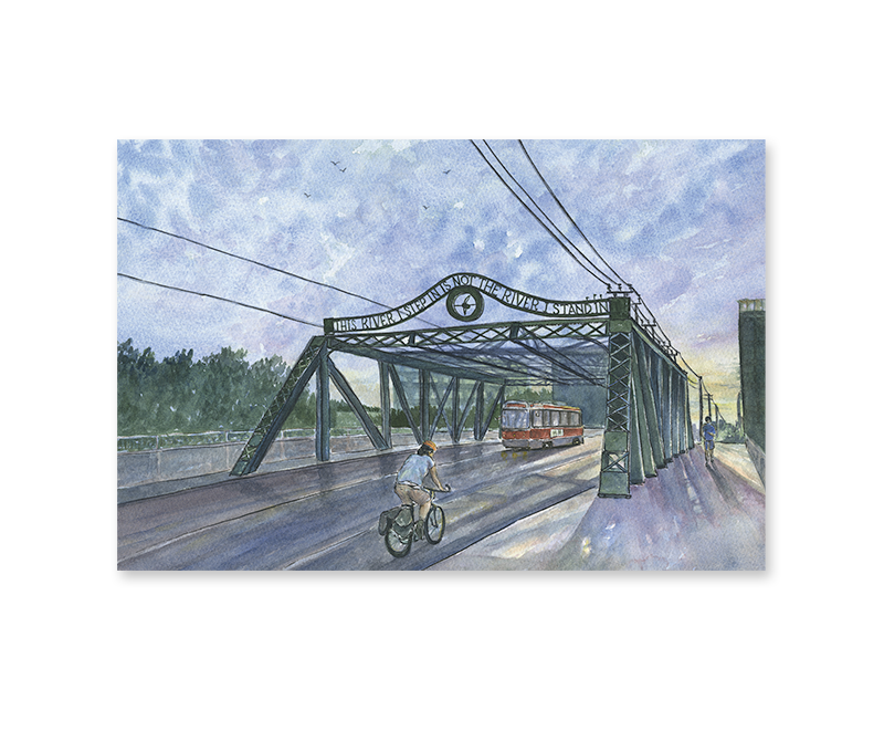 Toronto Queen Street Viaduct Postcard