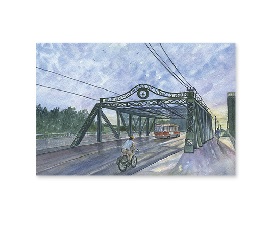 Toronto Queen Street Viaduct Postcard