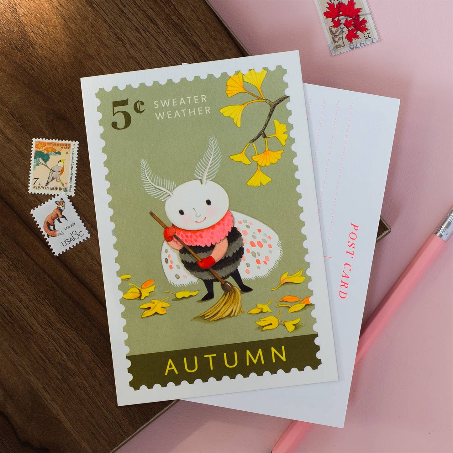 JooJoo Paper - Autumn Soft Sweep Postcard