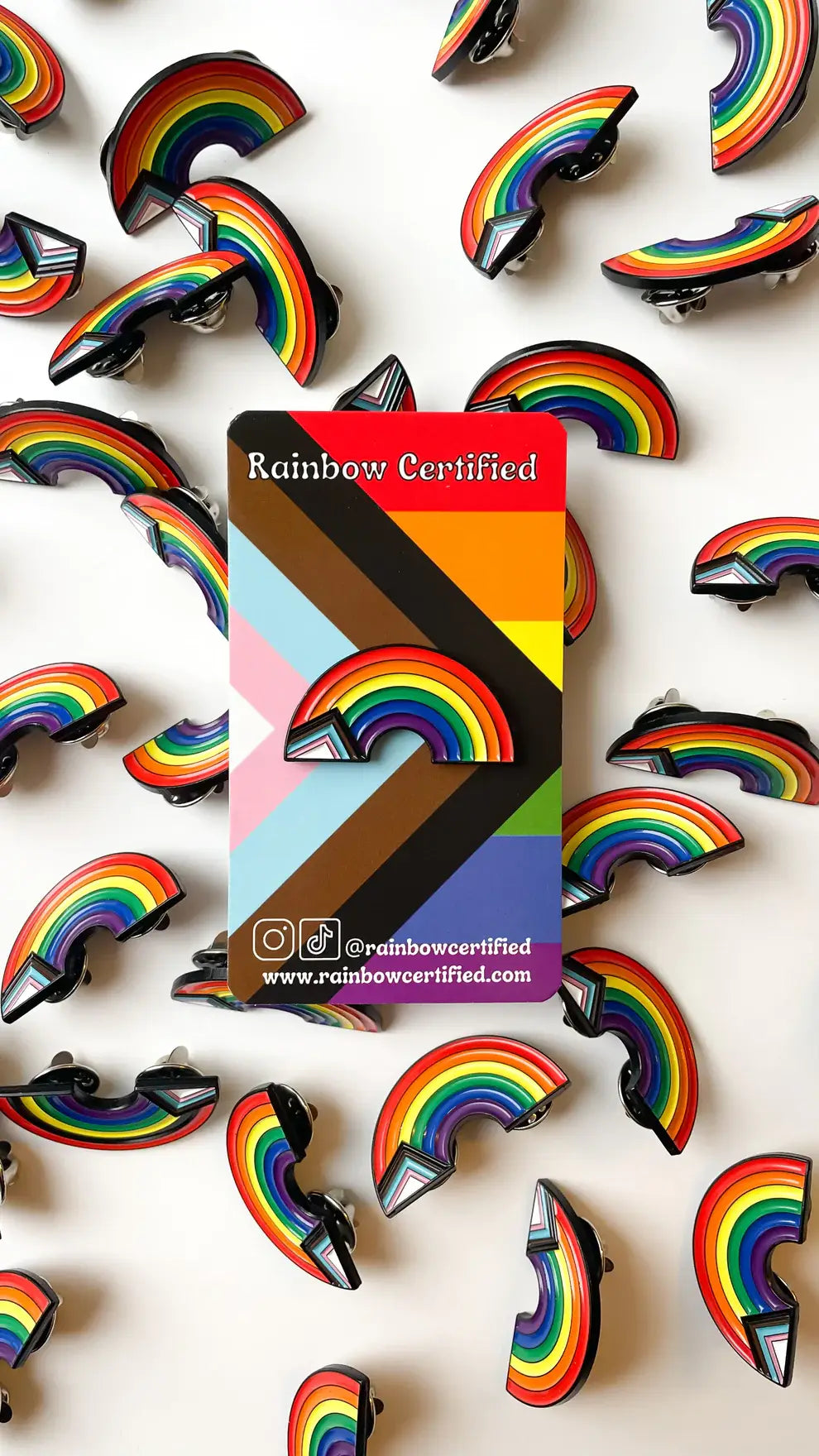 Rainbow Certified - Progressive Rainbow Pin