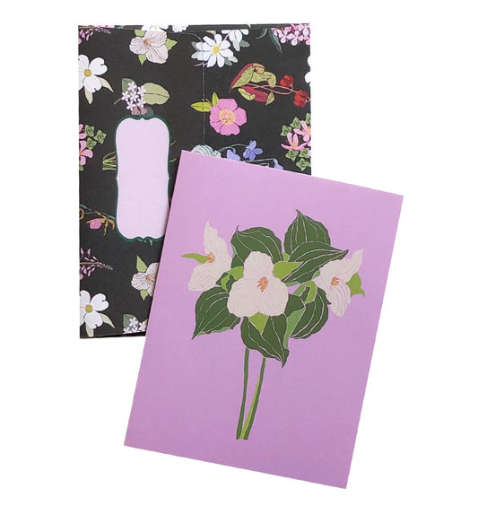 Artistry Cards - Ontario White Trillium Greeting Card - Nature Inspired