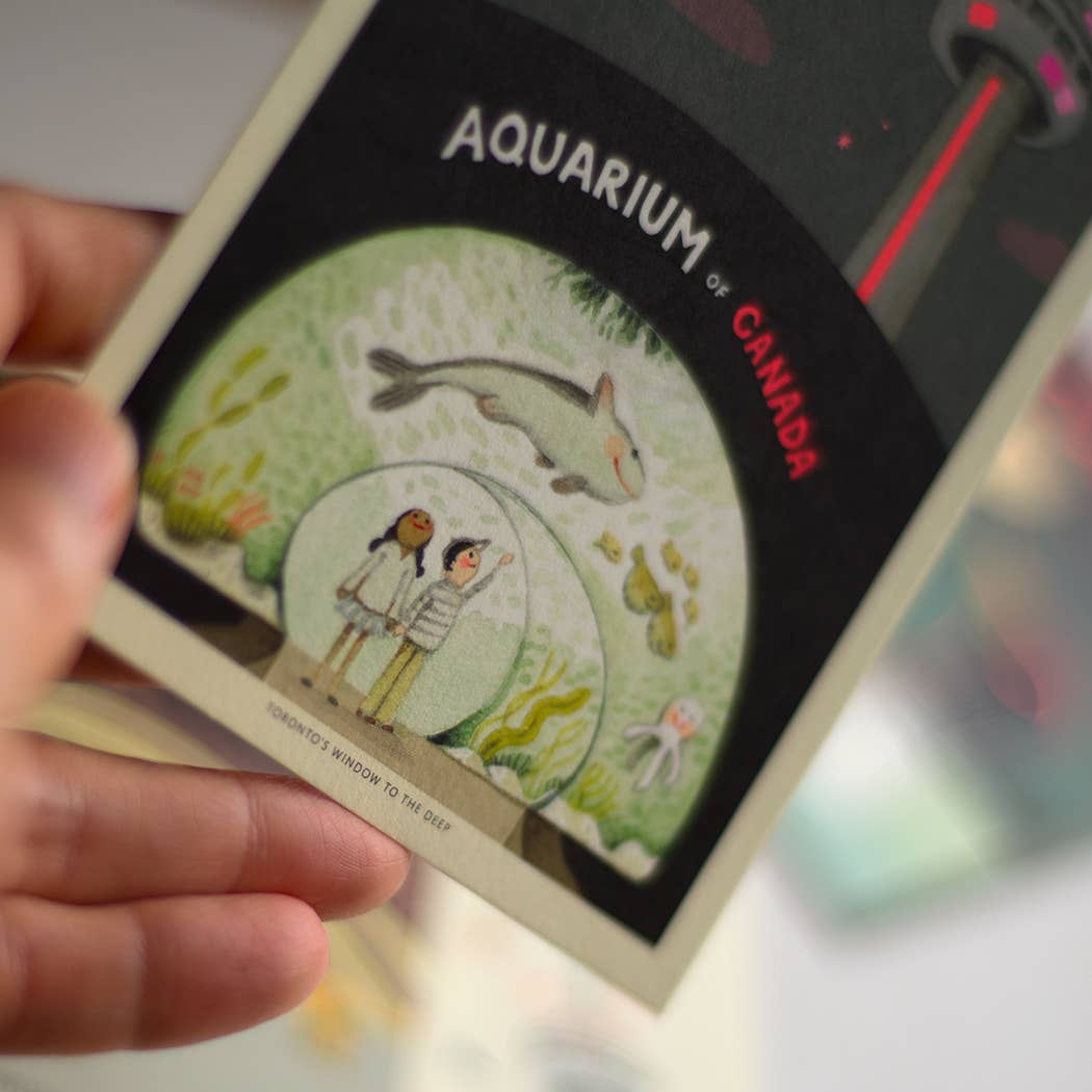 JooJoo Paper - Toronto Aquarium Postcard