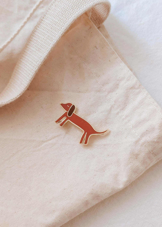 Mimi & August - Dachshund Enamel Pin