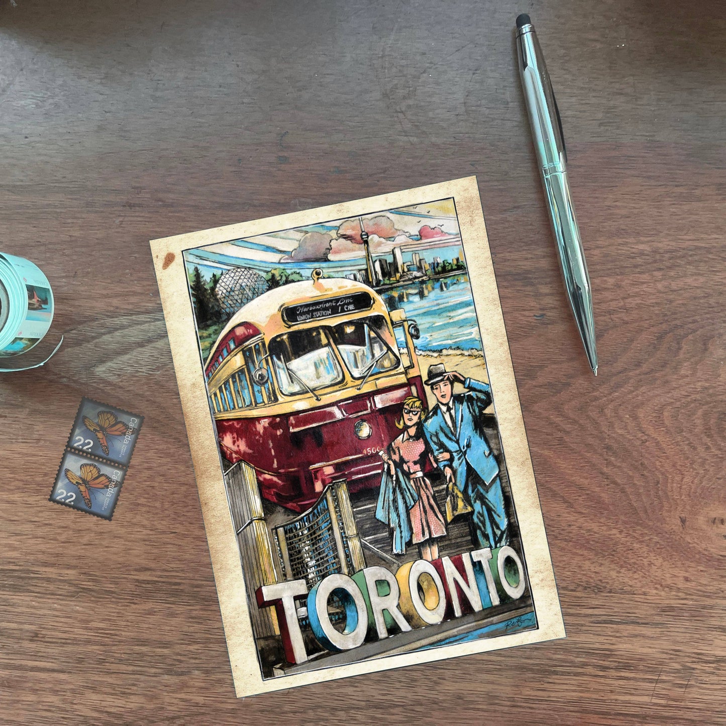 A World Class City Postcard 5" X7"