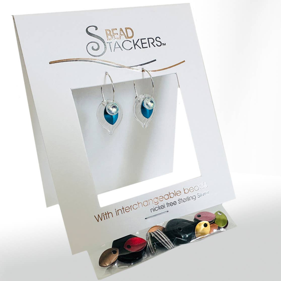 Conversations in Jewellery - Lfgl32  - Earrings come with 9 interchangeable colours. 
