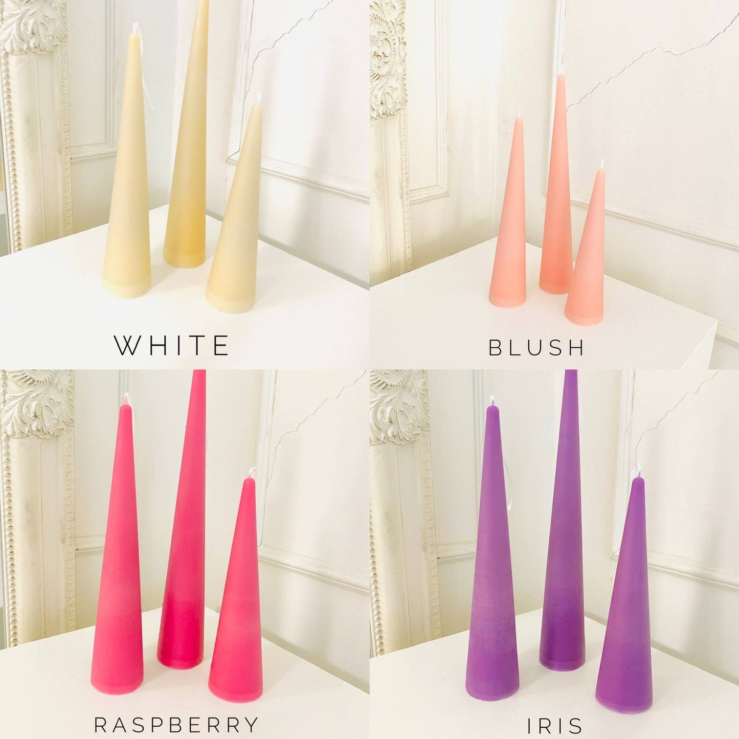 Beeswax Candle: Raspberry / Small