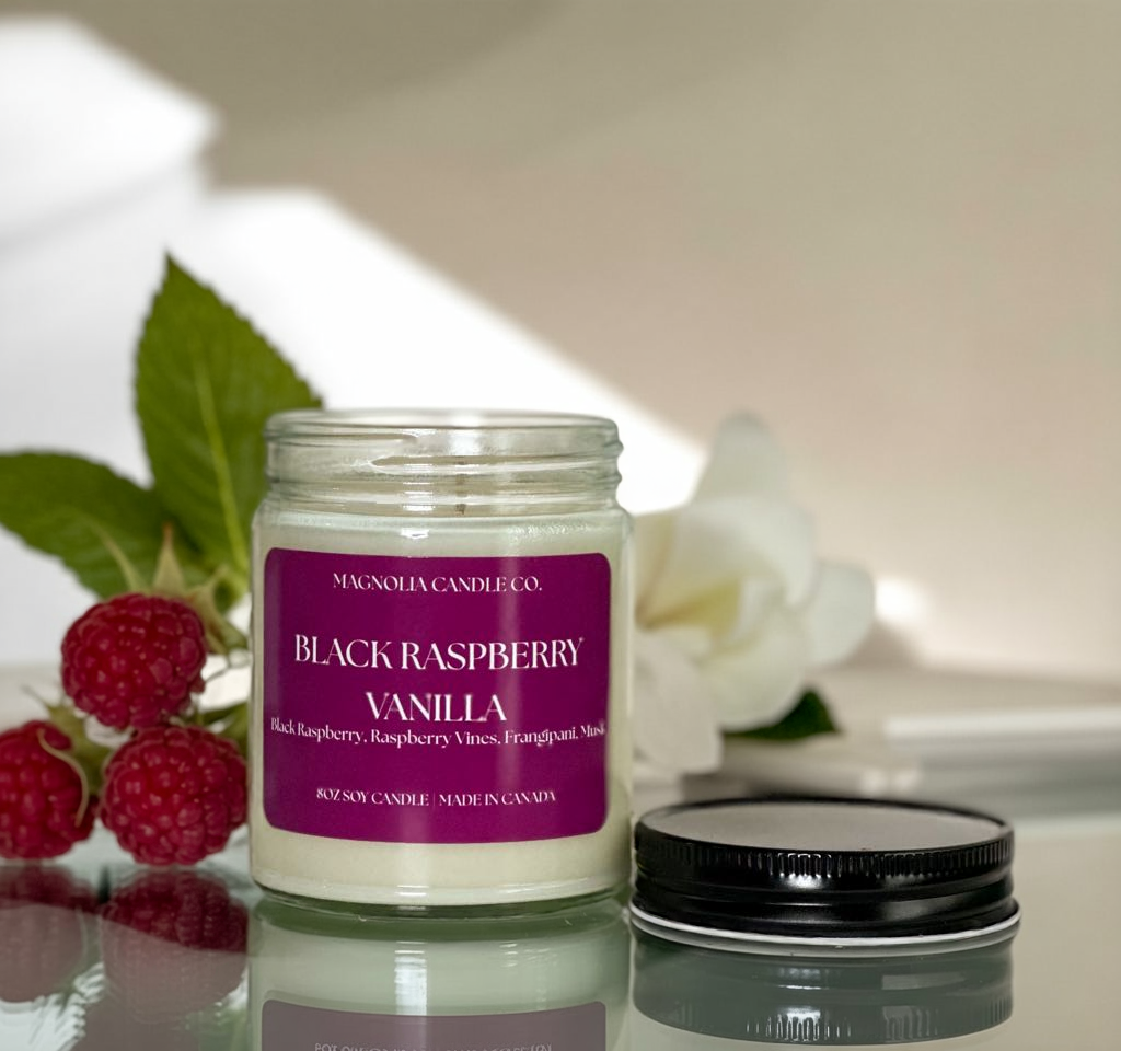 Magnolia Candle Company - Black Raspberry Vanilla - Summer | Spring Candle 8oz