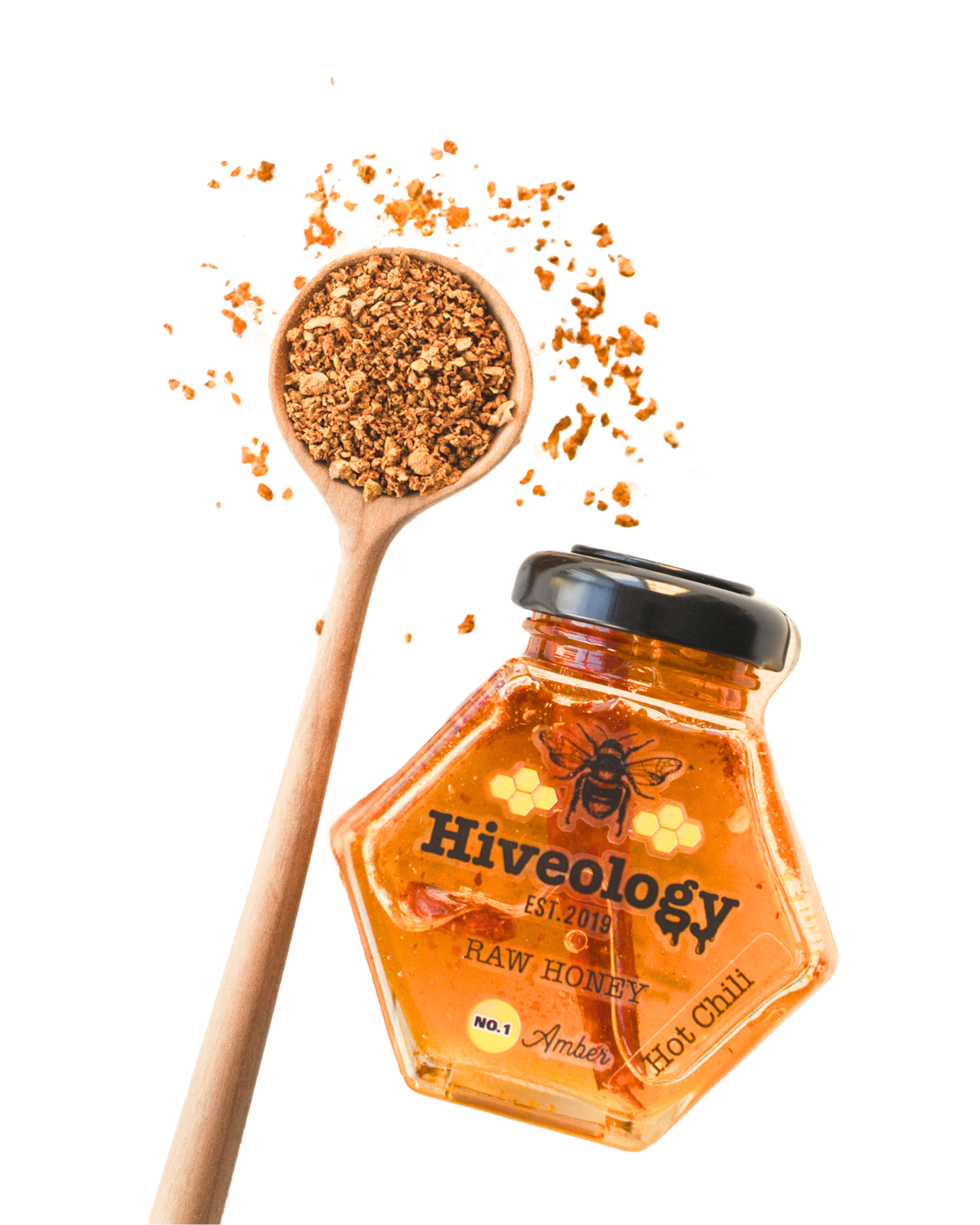 Hiveology - Hot Chili Infused Honey: Mini (100ml)