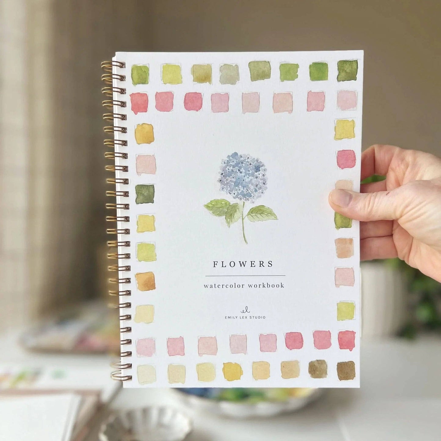 emily lex studio - Flowers watercolor workbook