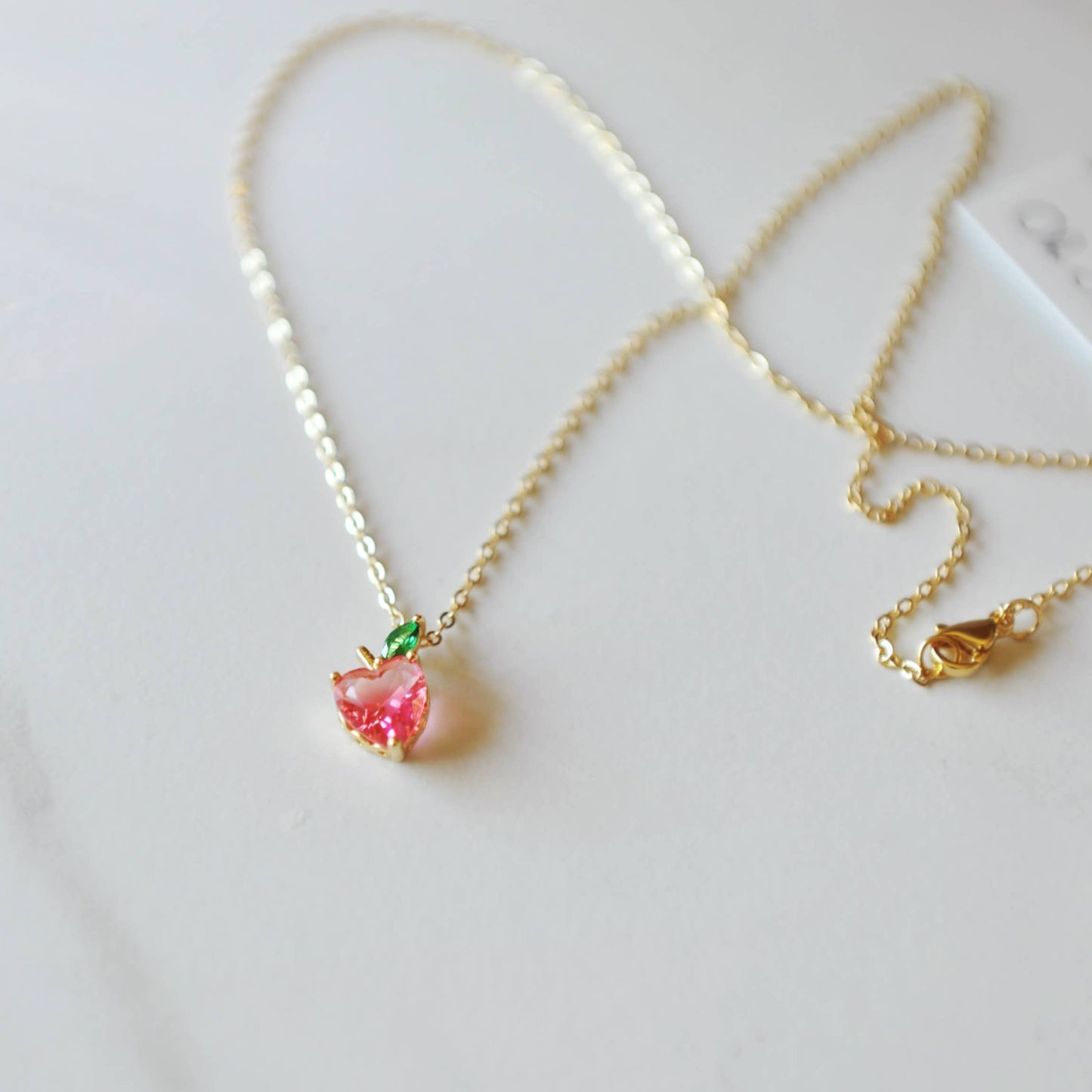 Oh So Lovely - Peach Necklace 