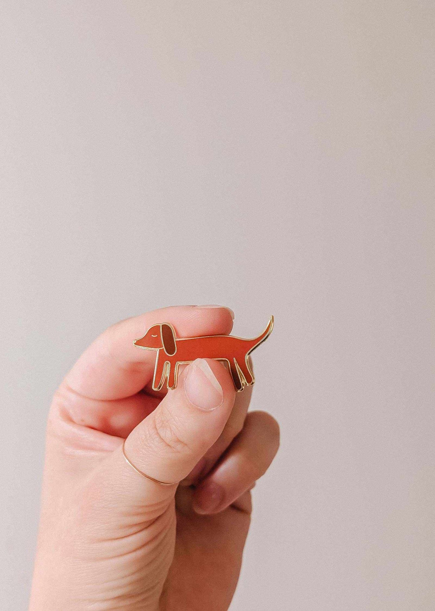 Mimi & August - Dachshund Enamel Pin