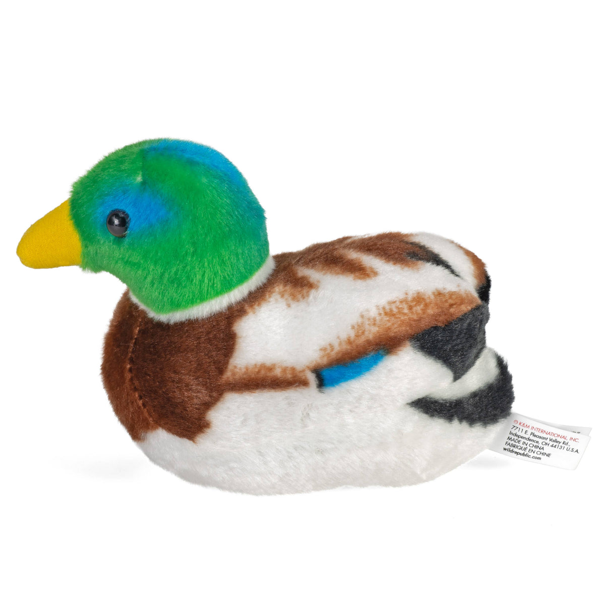 Wild Republic - Audubon II Mallard Duck Stuffed Animal W Sound 5.5"