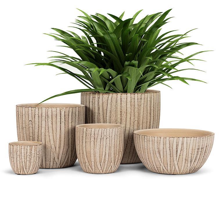 Low Wide Groove Classic Planter