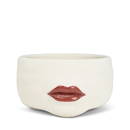 Low Red Lip Planter