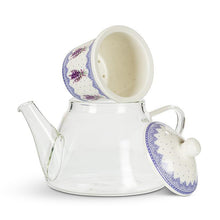 Load image into Gallery viewer, Teapot &amp; Strainer, 3 Pieces, Lavender

