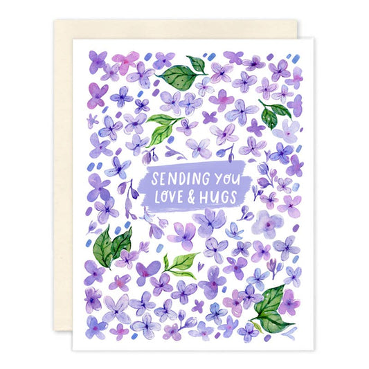 Sending You Love and Hugs Card