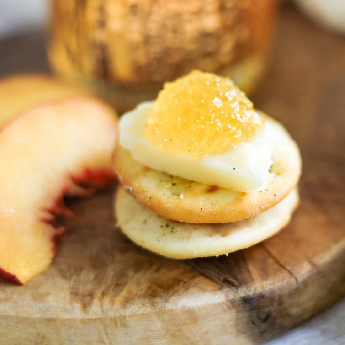 Peach Prosecco Sparkling Jam: 125mL