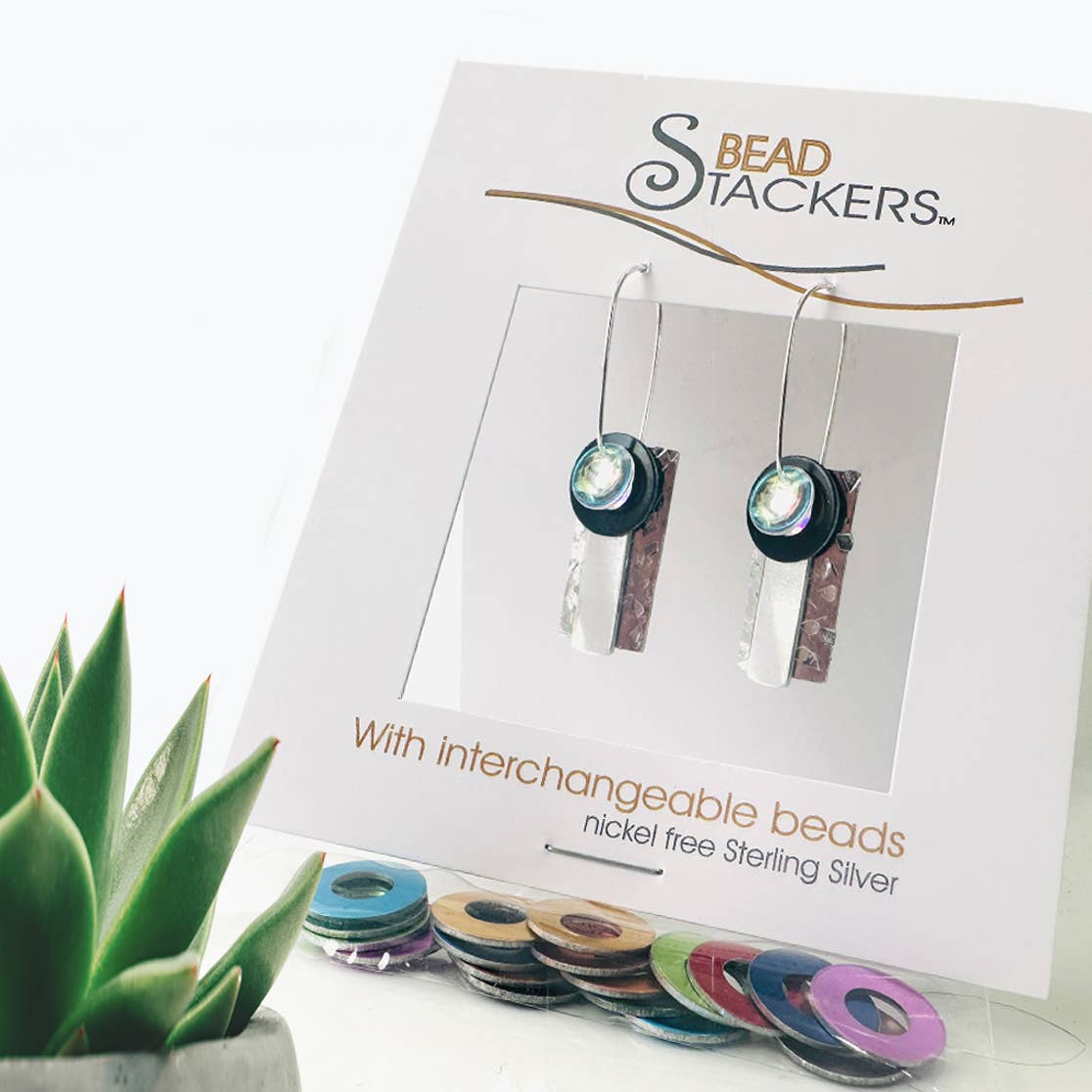 Conversations in Jewellery - RTWA42 - Earrings come with 9 interchangeable colours.