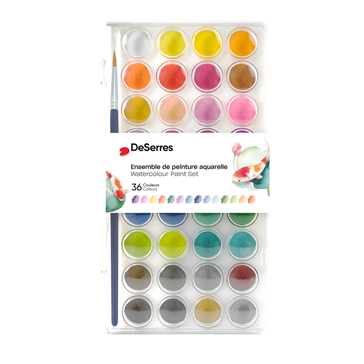 pierrebelvedere.com - 36 COLOURS WATERCOLOUR SET