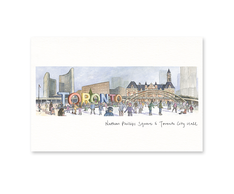 Toronto Winter Wonderland Postcard