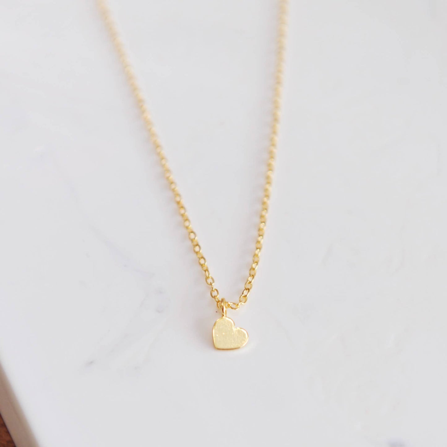 Oh So Lovely - Addi Dangle Heart Necklace: Silver