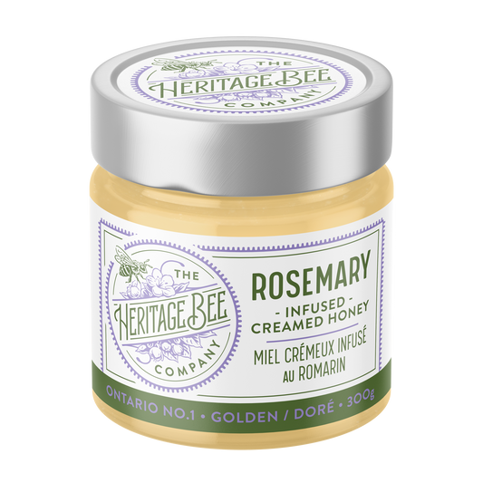 Heritage Bee Co. - Rosemary Creamed Honey - 300 g (10.6 oz)
