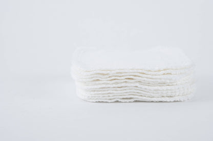 Cheeks Ahoy - Reusable Facial Rounds: Blues / Facial Rounds + Laundry Bag