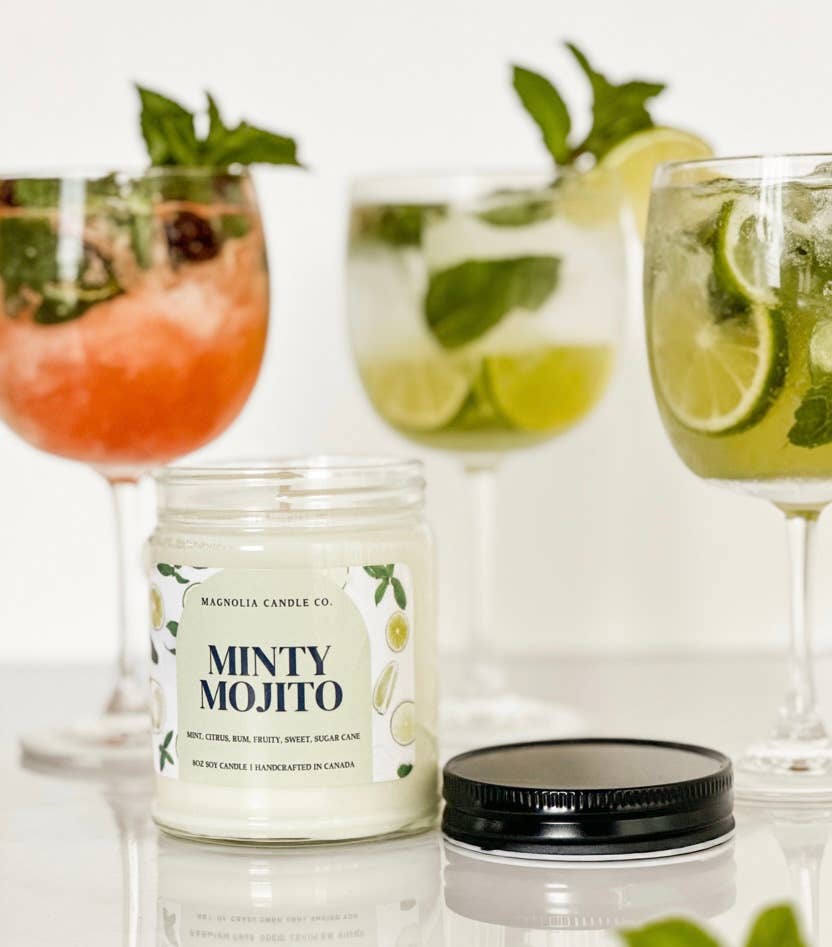 Magnolia Candle Company - Minty Mojito - Summer | Spring Candle 8oz
