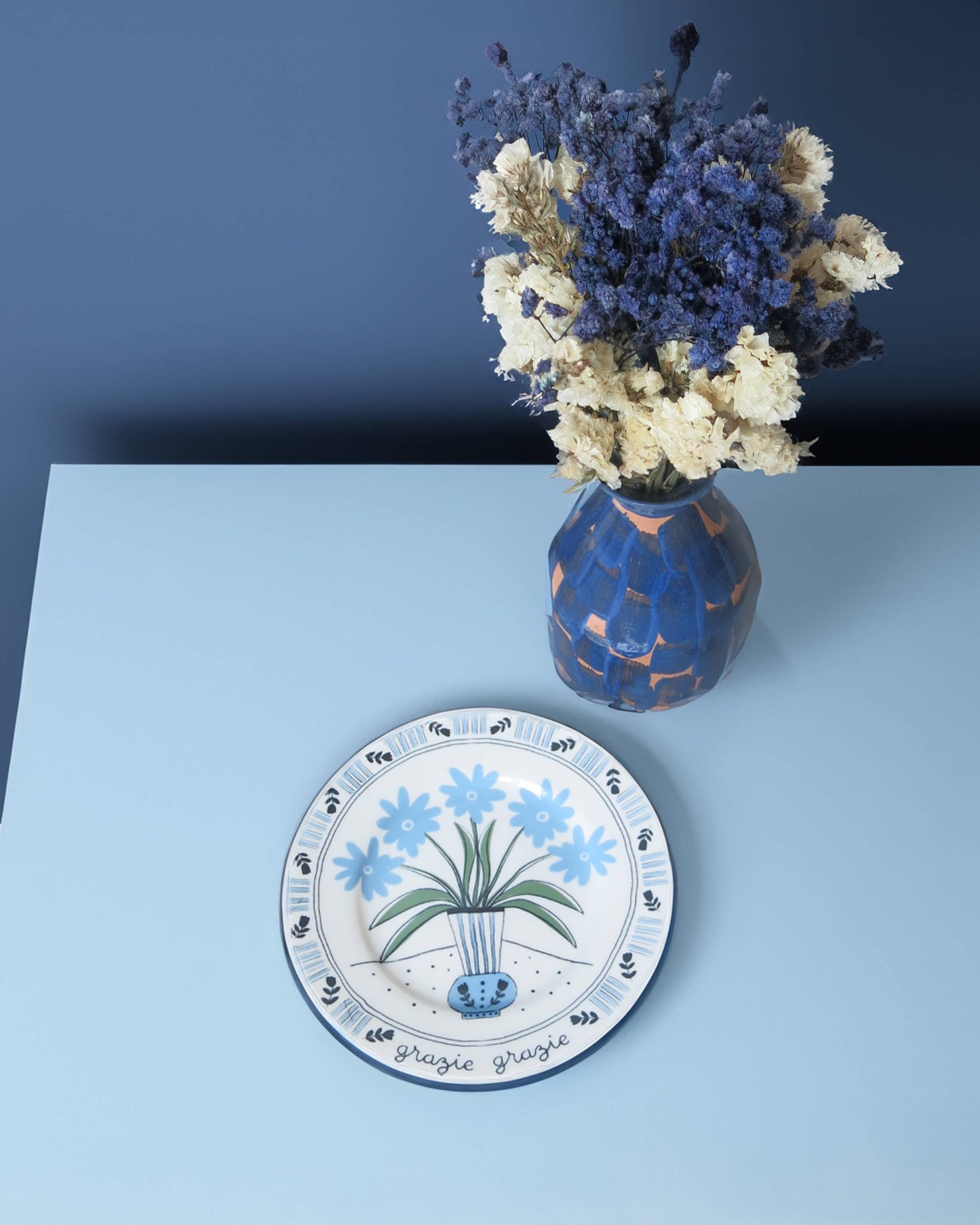 ilaria.i - THANK YOU THANK YOU - Plate with floral design