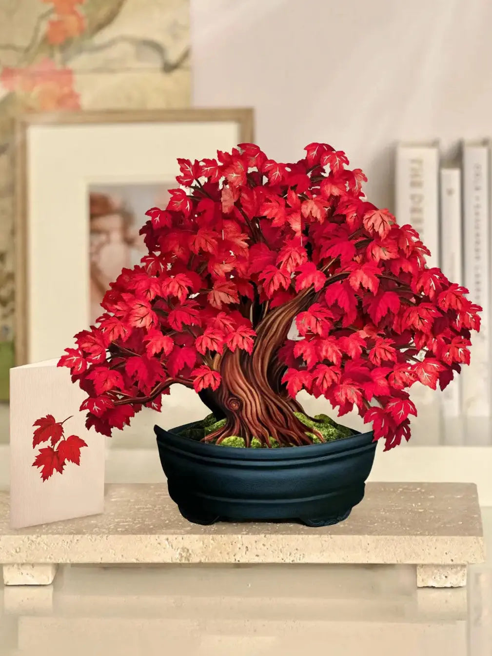 POPUP Greeting Card Red Maple