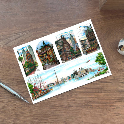Toronto Historic Landmarks Postcard