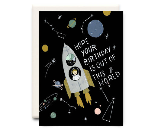 Inkwell Cards - Out of this World | Birthday Greeting Card