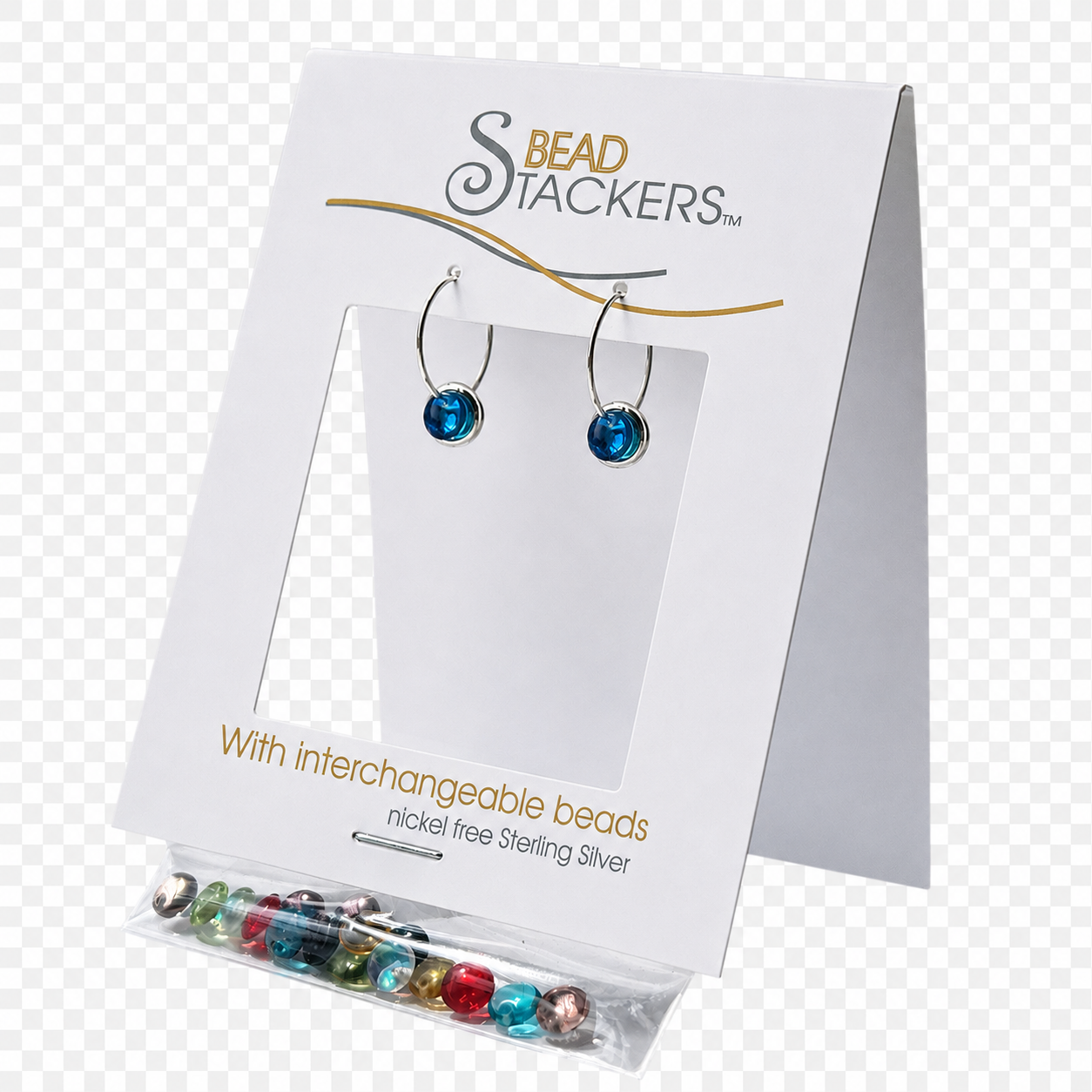 Conversations in Jewellery - TR24 - Mini earrings come with 9 interchangeable colours. 