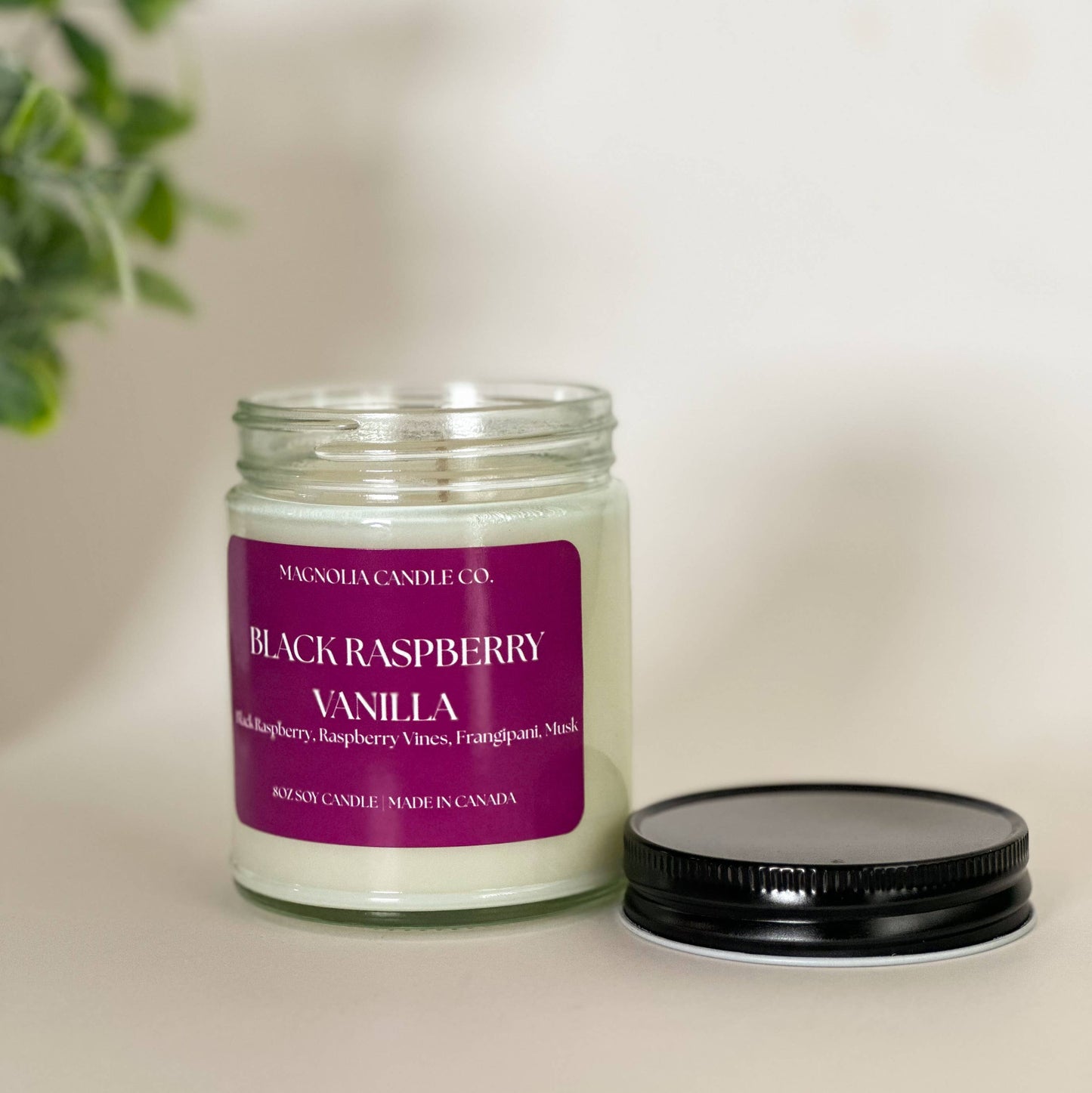Magnolia Candle Company - Black Raspberry Vanilla - Summer | Spring Candle 8oz