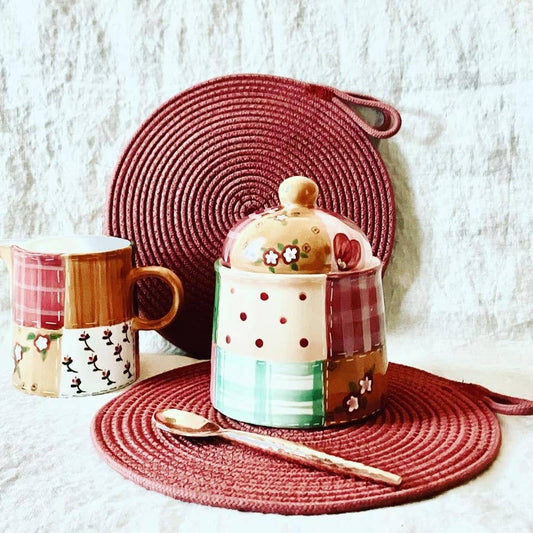 Maroon Rope Trivet