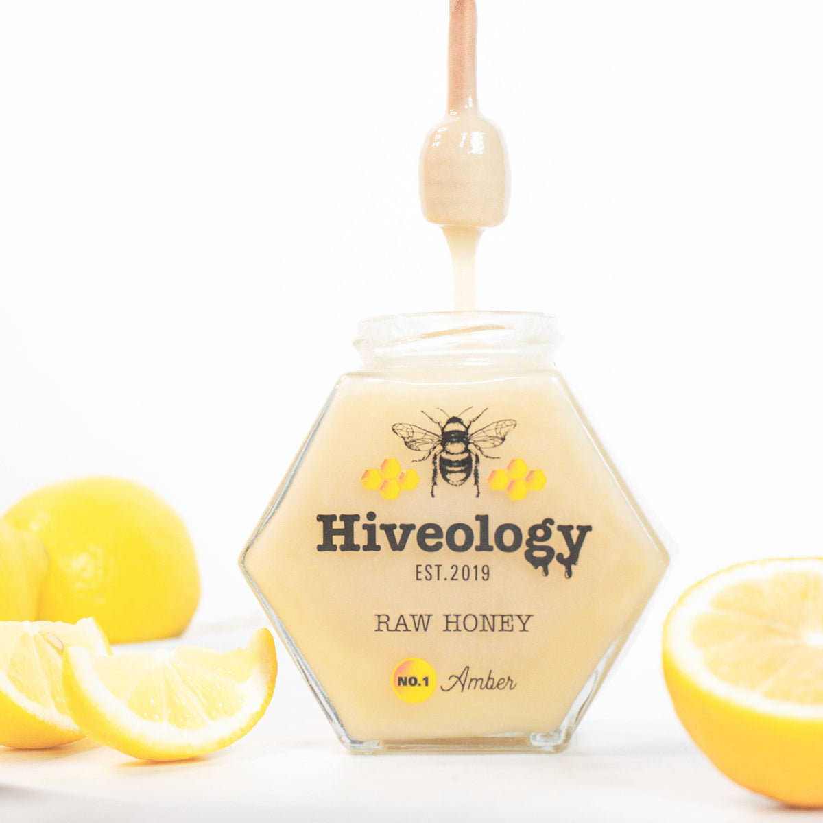 Hiveology - Lemon Infused Creamed Honey: Mini (100ml)