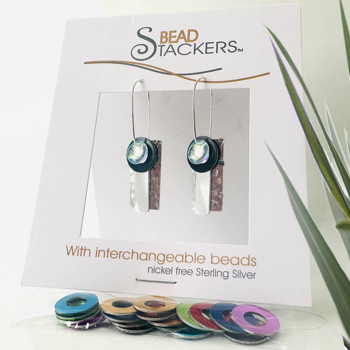 Conversations in Jewellery - RTWA42 - Earrings come with 9 interchangeable colours.