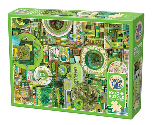 Green 1000 piece puzzle