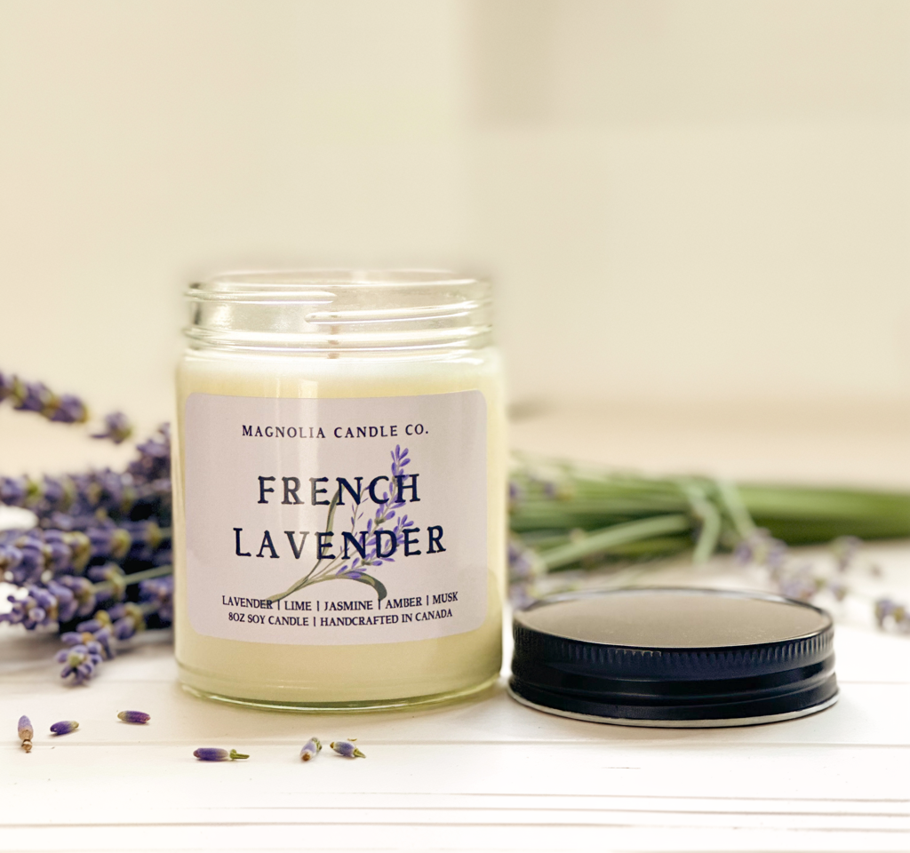 Magnolia Candle Company - French Lavender - Summer | Spring Candle 8oz
