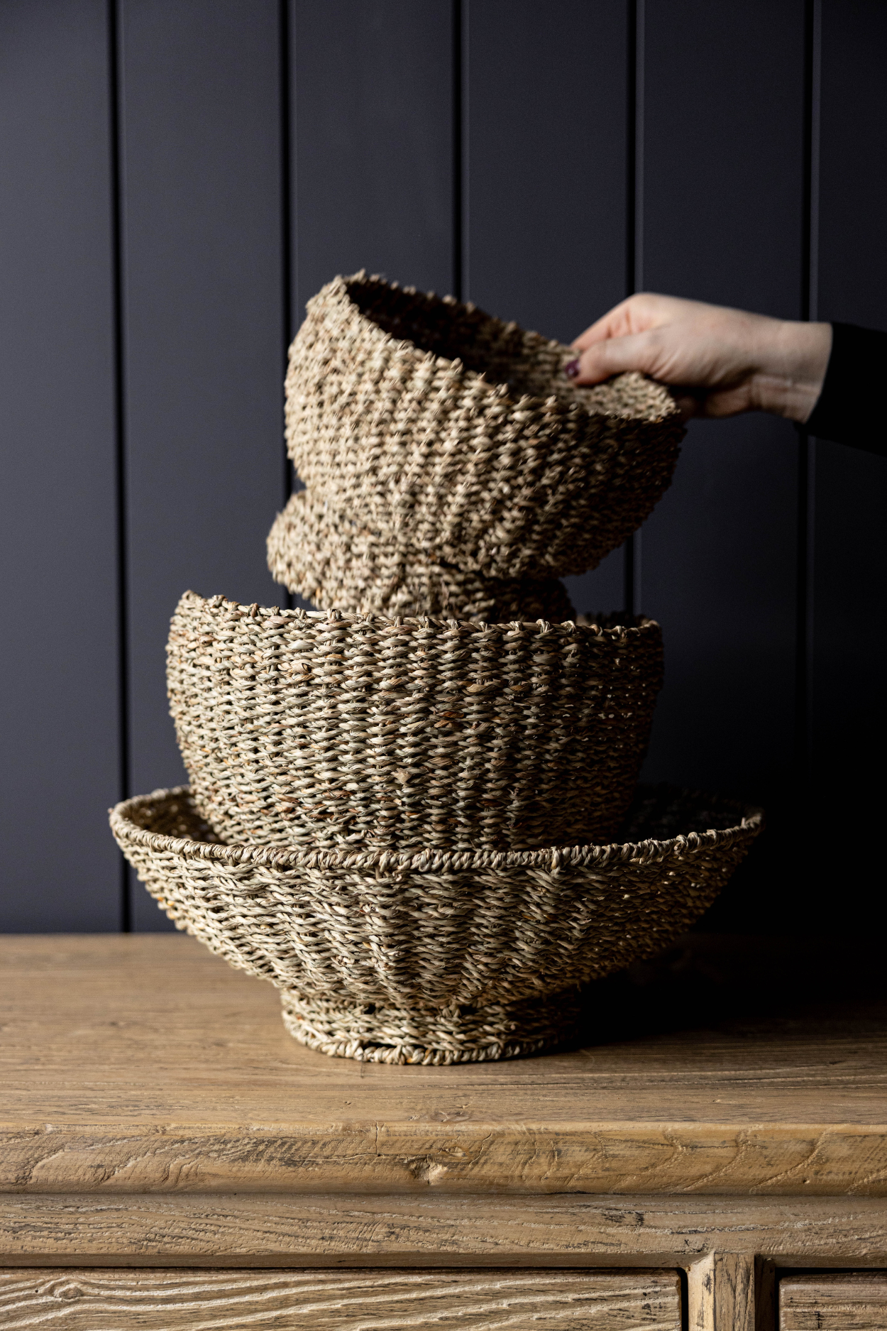 Luxe B Co Canada - Woven Seagrass Bowl: Medium