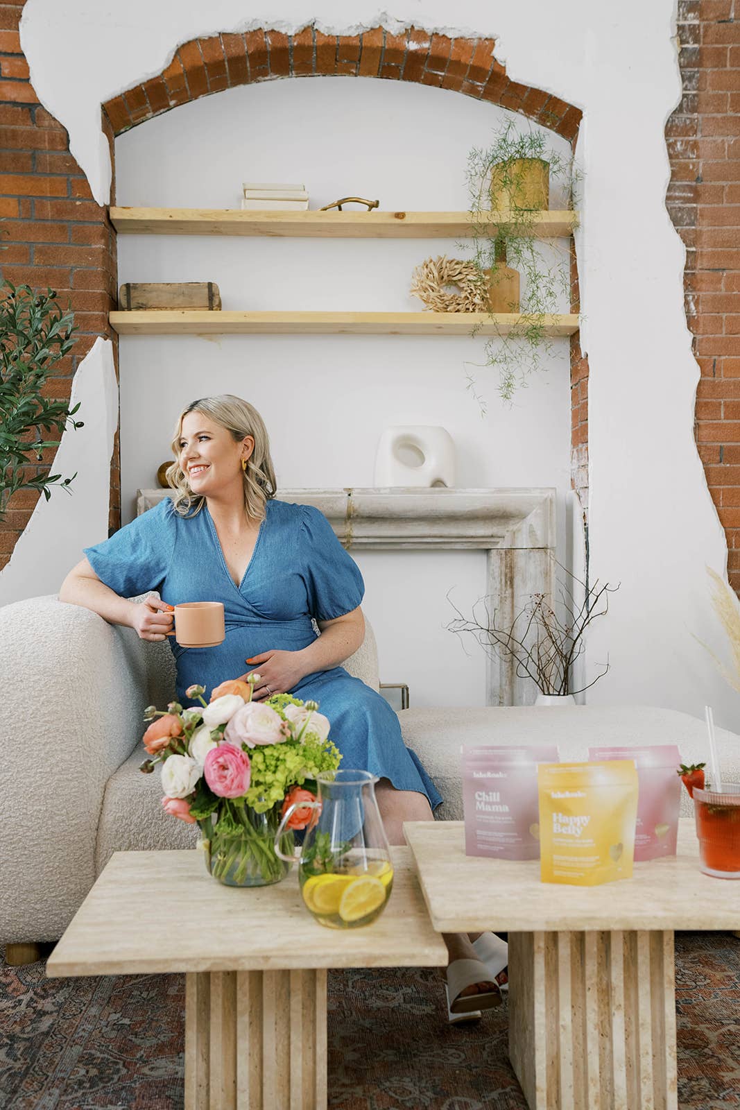 Lake & Oak Tea Co. - Chill Mama - Mama To Be Tea Collection: Pyramid Tea Bags - Retail Canister