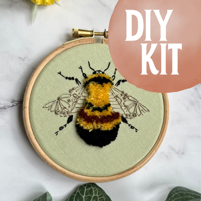 Nest Embirdery - Rusty Patched Bumblebee Mini Kit