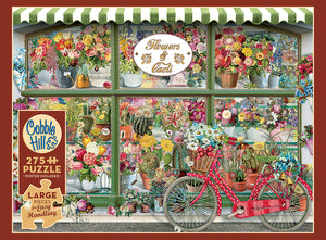 Flowers and Cacti Shop Jigsaw Puzzle 275 Pieces Easy Handling
