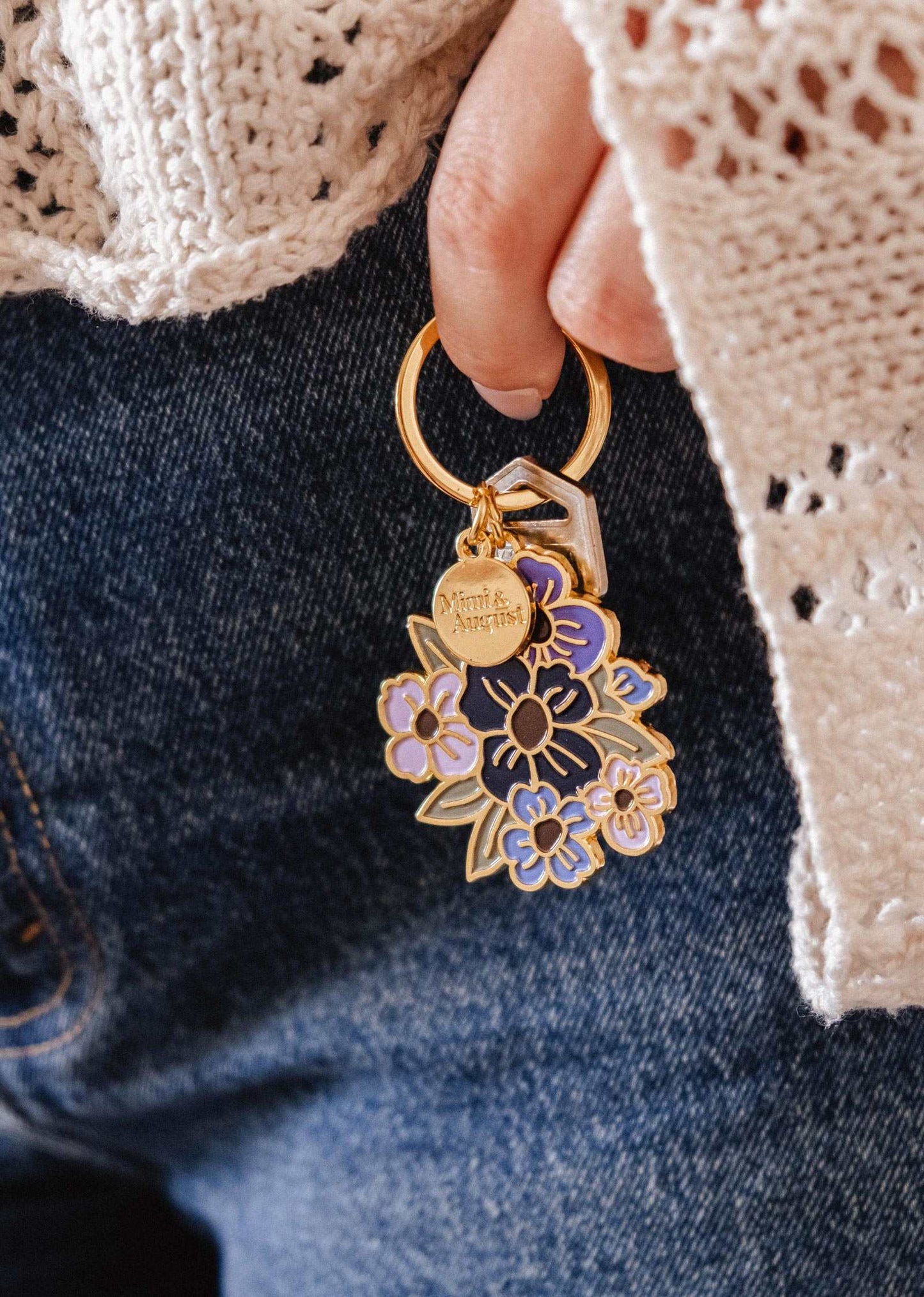 Mimi & August - Floral Bouquet Keychain