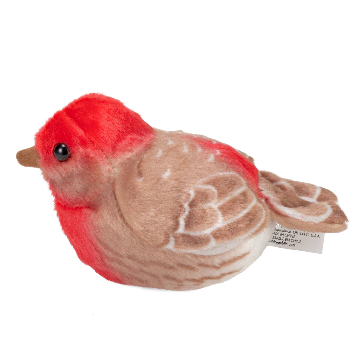 Wild Republic - Audubon II House Finch Stuffed Animal W Sound 5.5"