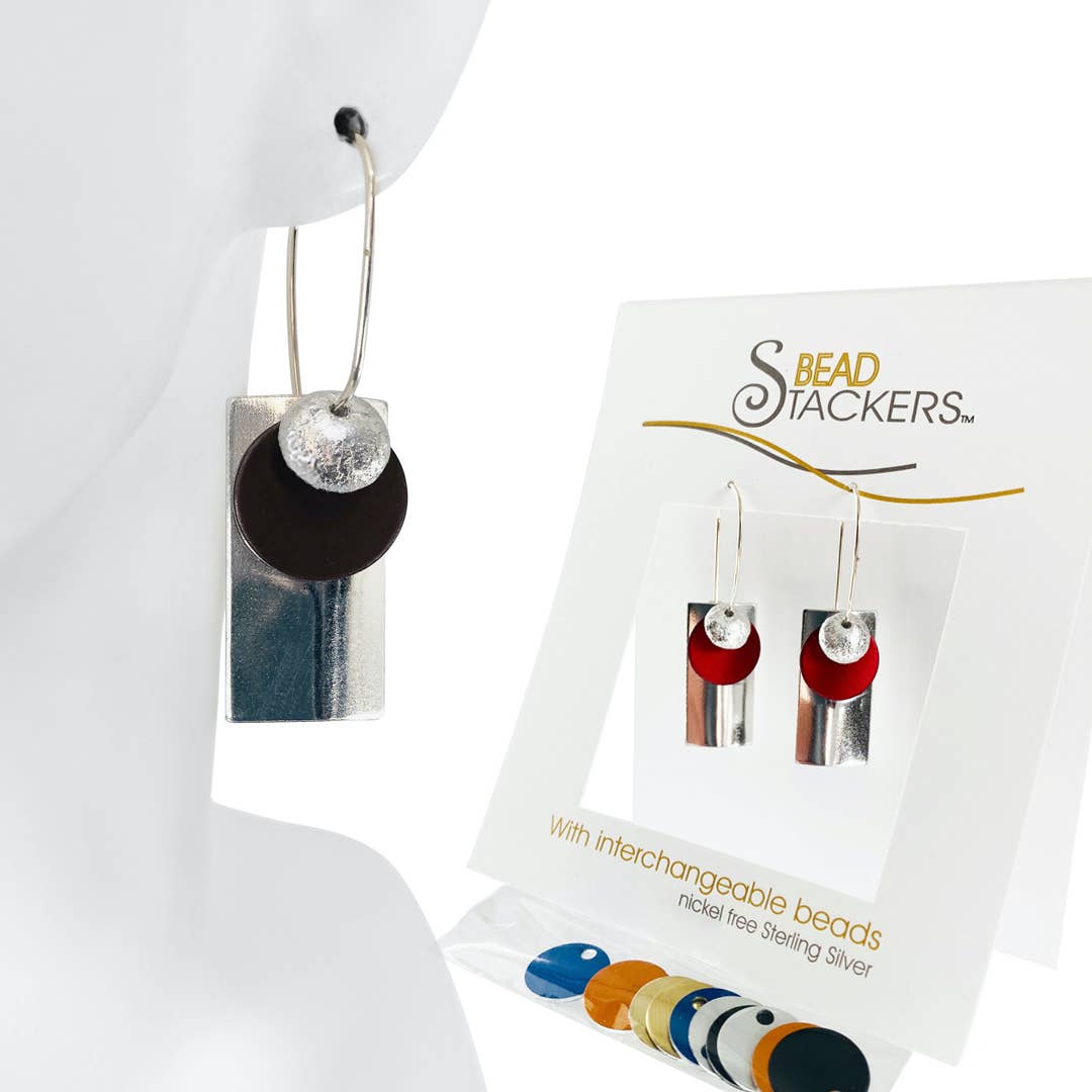 Conversations in Jewellery - RT38 - Earrings come with 8 interchangeable colours.