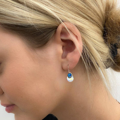 Dangle earrings come with 9 interchangeable colours PT30