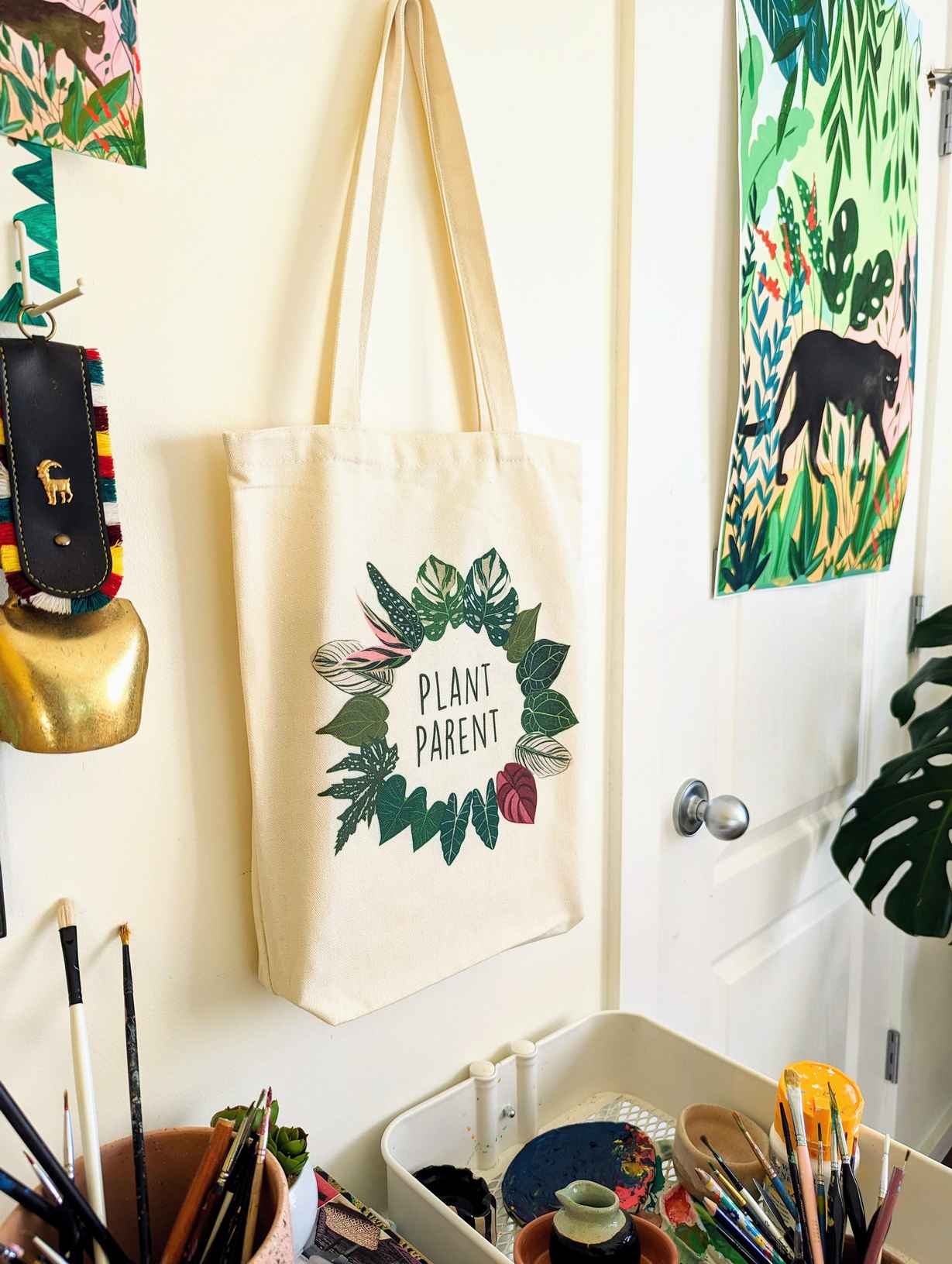 Nabeela Rumi - Plant Parent tote bag
