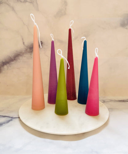 Beeswax Candle: Raspberry / Large